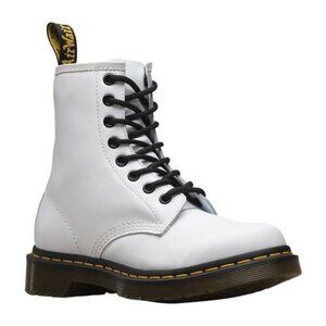 NWT Doc Martens 1460 Women's Softy T Leather Lace-up Combat Boots White Size 11